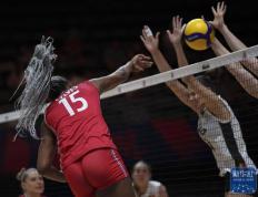 虎扑NBA-世界女排联赛（中国北京站）：法国队胜比利时队