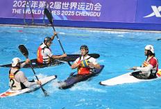 虎扑平台-（成都世运会）皮艇球——男子第5-8名安慰赛半决赛：中国队不敌西班牙队