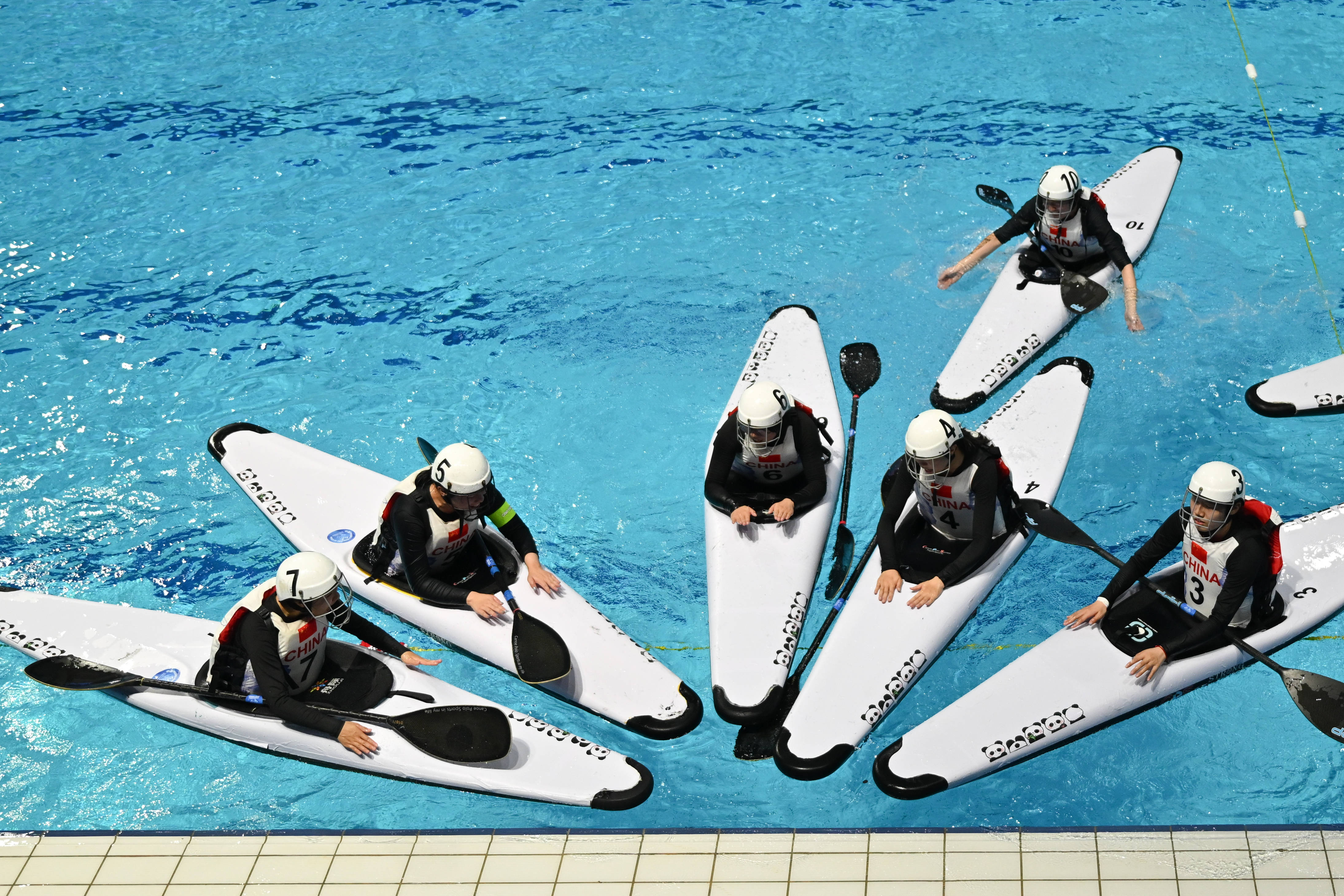 虎扑网址-（成都世运会）皮艇球——女子第5-8名安慰赛半决赛：中国队不敌西班牙队