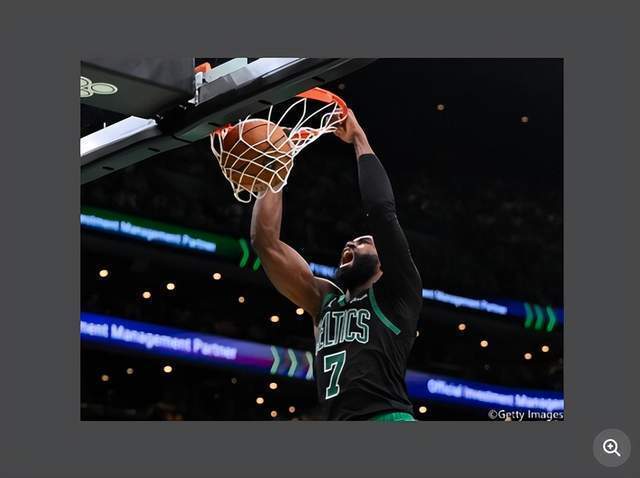 虎扑评分-NBA波士顿凯尔特人核心杰伦·布朗达成队史第三人亮眼纪录